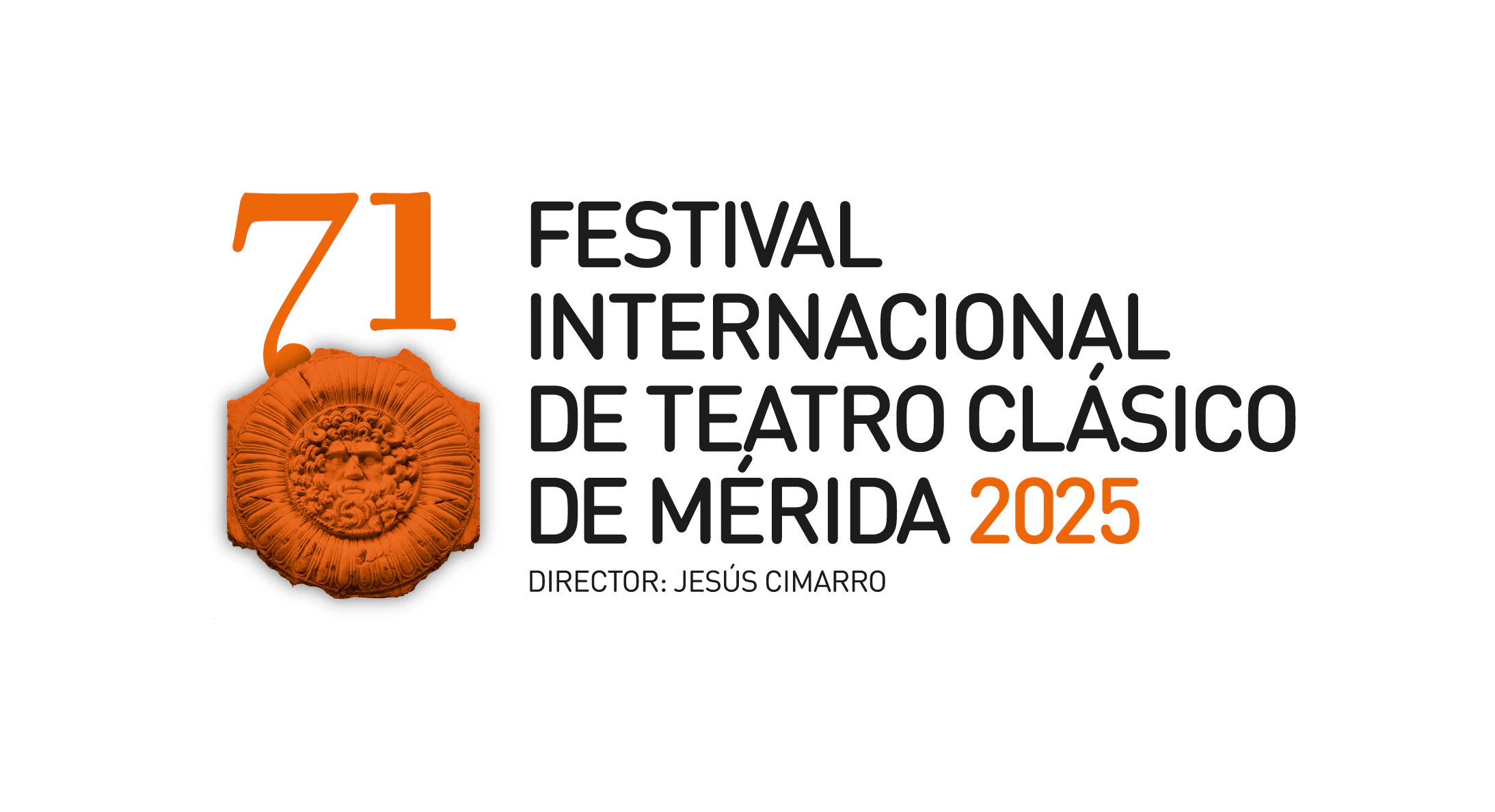 Logotipo Festival de Mérida Fondo blanco